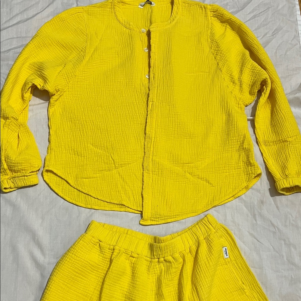 Sunny Yellow Women's Casual Set - Picture 15 of 15